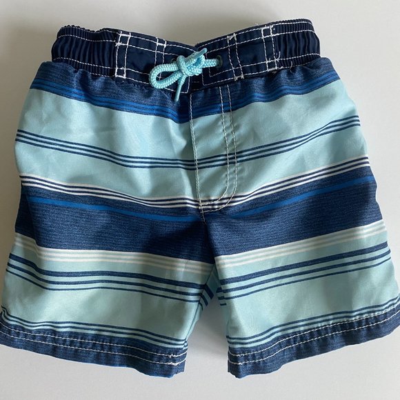 Carter's Other - Carter's Boys Blue Stripe Swim Trunks Size 2T